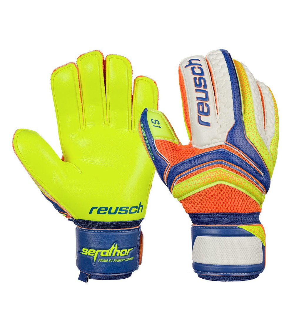 Rękawice bramkarskie Reusch Serathor Prime S1 Finger Support 3770230 484