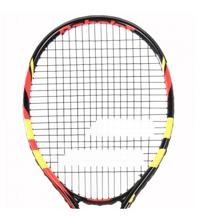 Rakieta do tenisa Ziemnego Babolat Falcon Strung G2 czarno czerwona żółta 153642