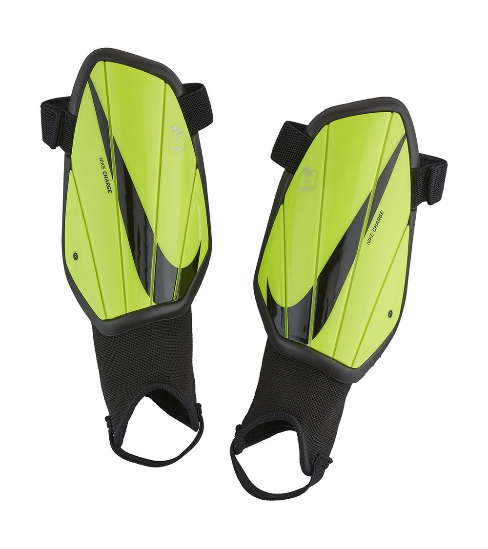 Ochraniacze piłkarskie Nike CHRG GRD JUNIOR limonkowe SP2165 702