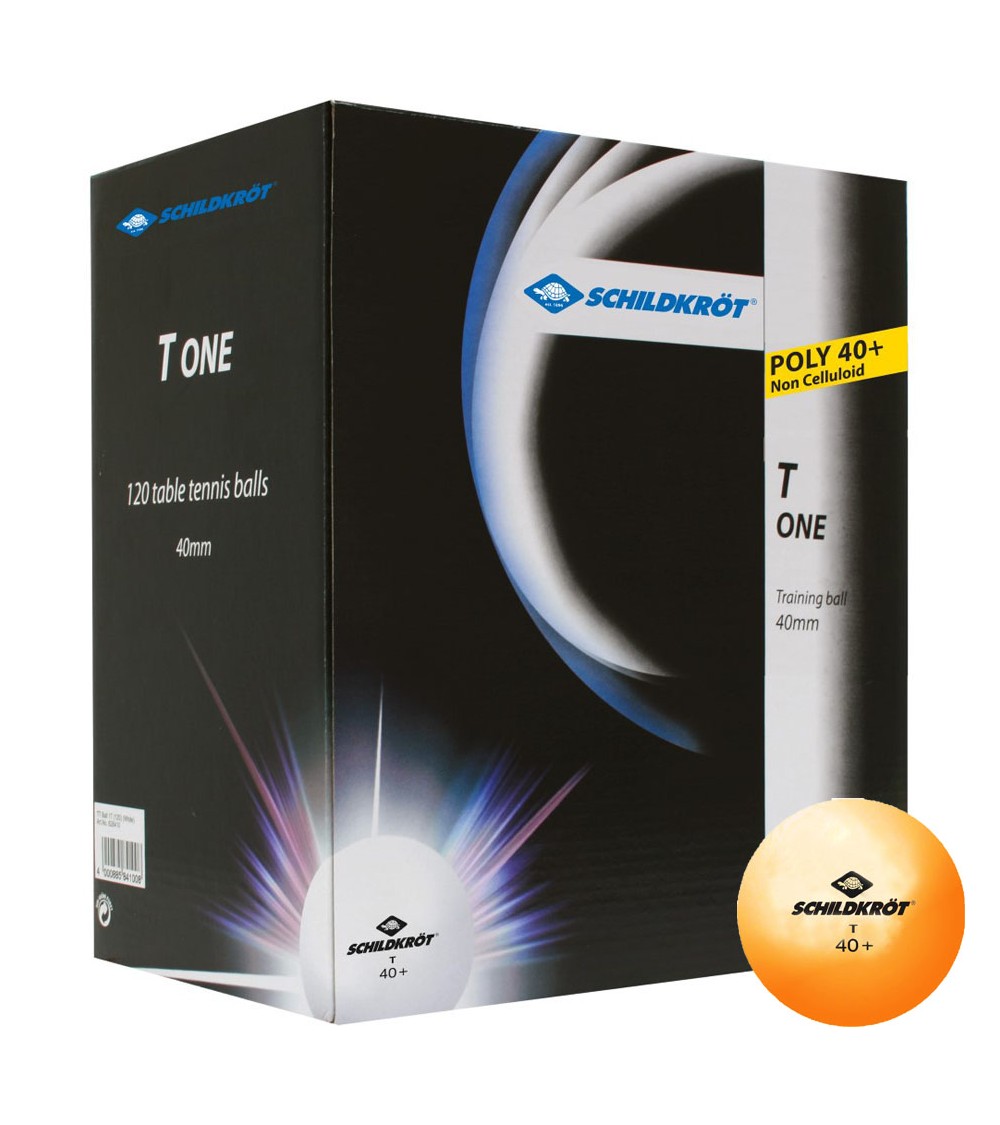 Piłeczki do ping ponga Donic Poly 40+ T-ONE 120szt pomarańczowe 608528