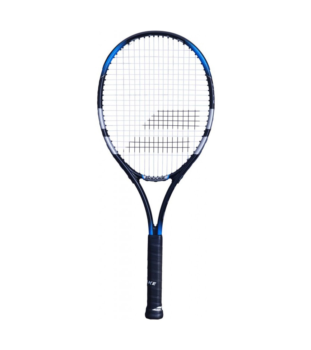 Rakieta do tenisa Ziemnego Babolat Falcon Strung G2 4 1/4 z pokrowcem czarno szaro niebieska 121205