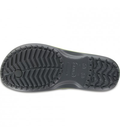 Klapki Crocs Crocband Flip grafitowo-zielone 11033 0A1