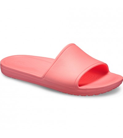 Klapki damskie Crocs Sloane Slide W koralowe 205742 737