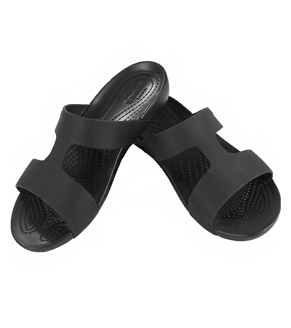Crocs klapki damskie Serena Slide W czarne 205675 060