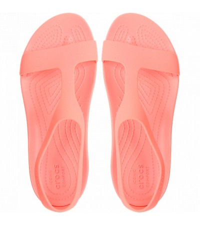 Crocs sandały damskie Serena Sandal W koralowe 205469 6JC