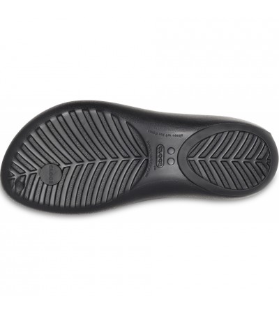 Sandały damskie Crocs Serena Flip W czarne 205468 060