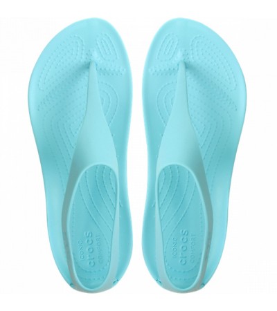 Crocs sandały damskie Serena Flip W jasny niebieski 205468 40M