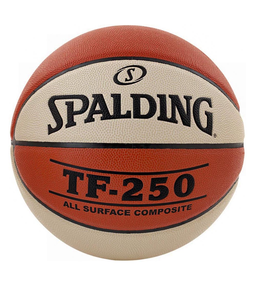 Piłka koszykowa Spalding NBA TF-250 Indoor/Outdoor two Tone pomarańczowo-biała