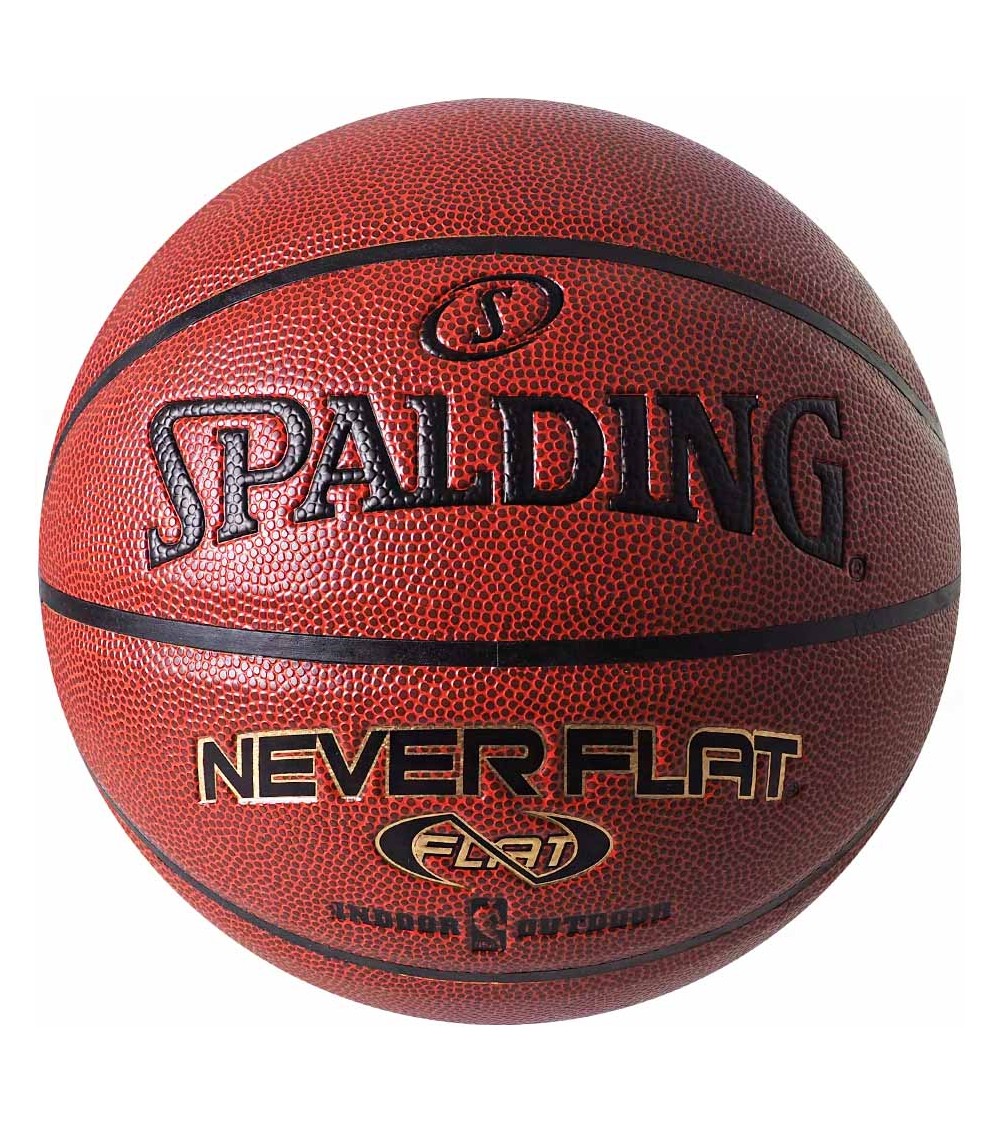 Piłka koszykowa Spalding NBA Neverflat Indoor/Outdoor brązowa