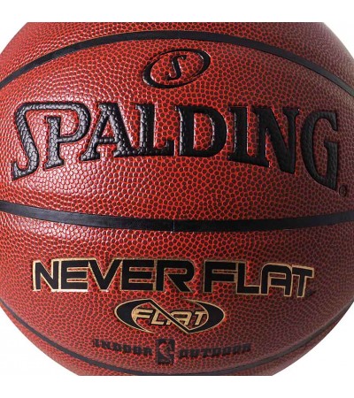 Piłka koszykowa Spalding NBA Neverflat Indoor/Outdoor brązowa