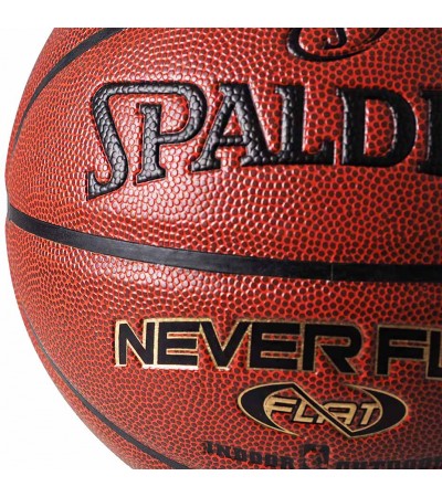 Piłka koszykowa Spalding NBA Neverflat Indoor/Outdoor brązowa