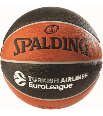 Piłka koszykowa Spalding NBA Euroleague IN/OUT pomarańczowo-czarna TF-500 84002Z/77101Z