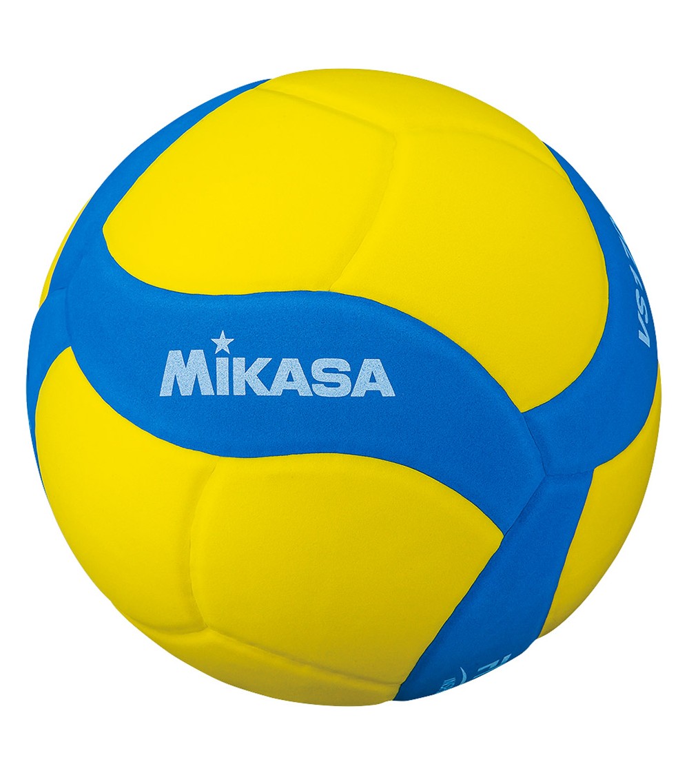 Piłka siatkowa Mikasa żółto-niebieska VS220W-Y-BL