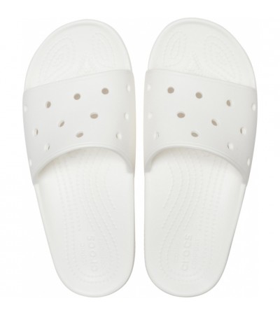 Klapki damskie Crocs Classic Slide białe 206121 100