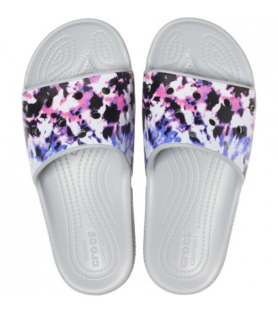Klapki damskie Crocs Classic Crocs Tie Dye Mania Slide 206481 97K