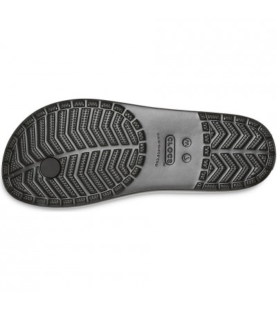 Klapki Crocs Crocband Flip W czarne 206100 001