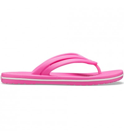 Klapki damskie Crocs Crocband Flip W różowe 206100 6QQ