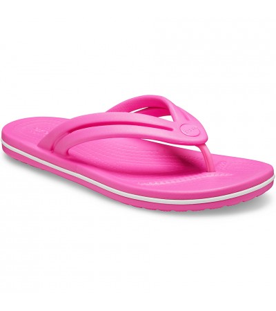Klapki damskie Crocs Crocband Flip W różowe 206100 6QQ