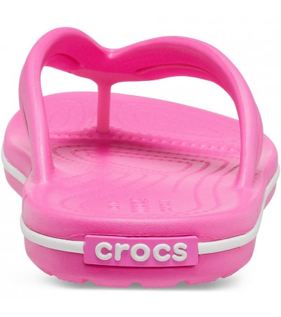 Klapki damskie Crocs Crocband Flip W różowe 206100 6QQ