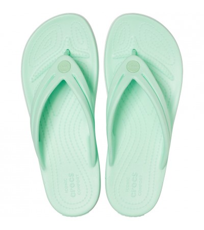 Klapki damskie Crocs Crocband Flip W miętowe 206100 3TI