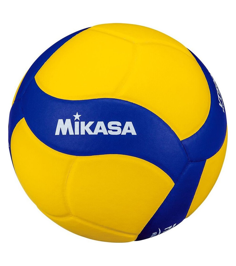 Piłka siatkowa Mikasa VT500W żółto-niebieska