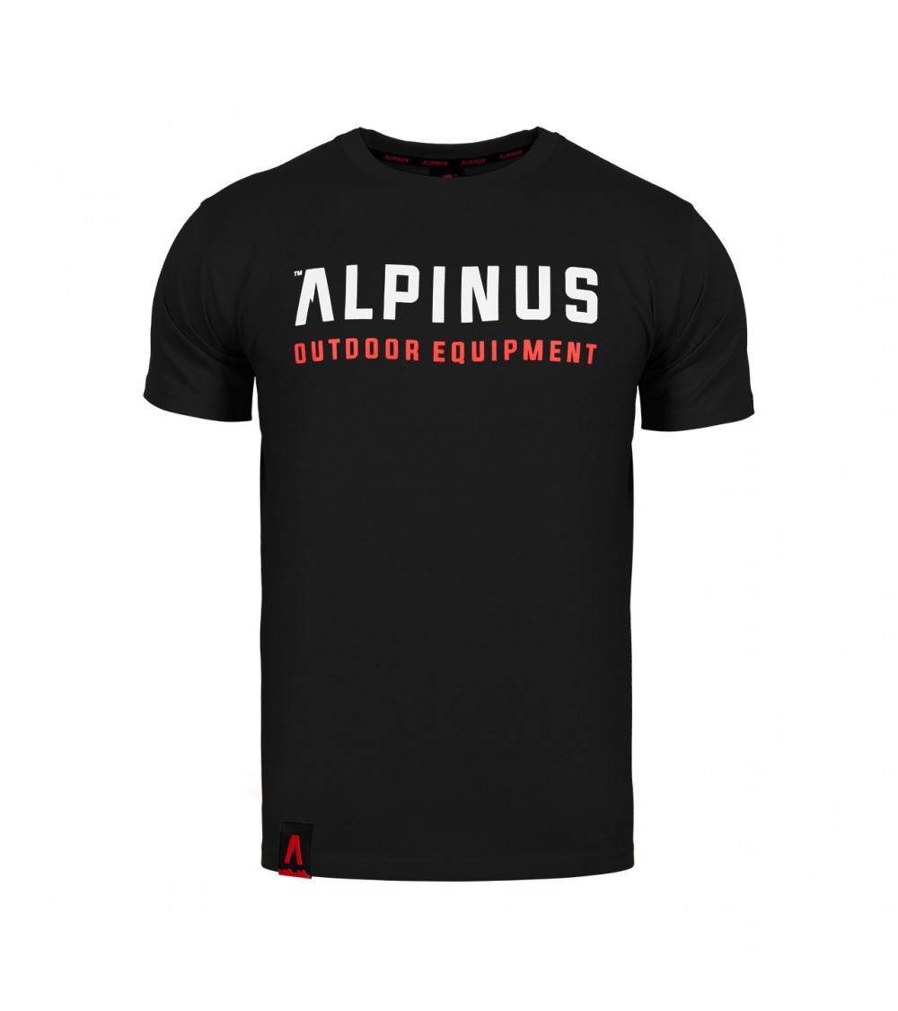 Koszulka męska Alpinus Outdoor Eqpt. czarna ALP20TC0033