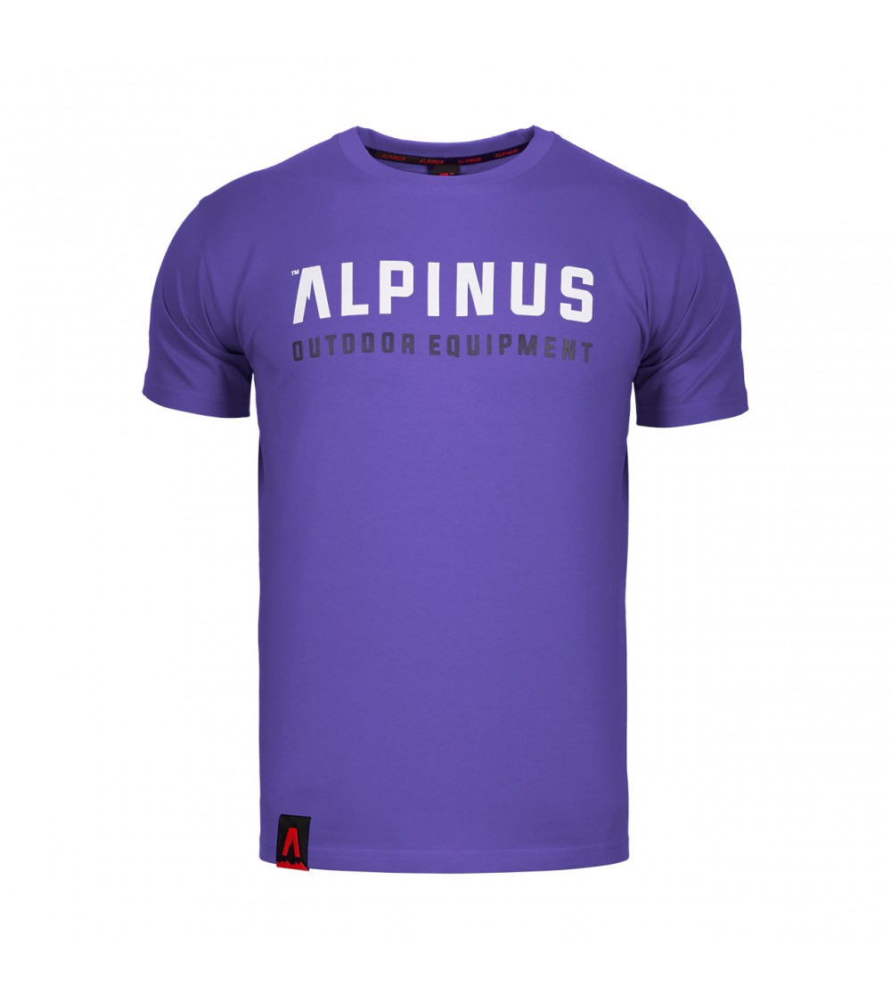 Koszulka męska Alpinus Outdoor Eqpt. fioletowa ALP20TC0033