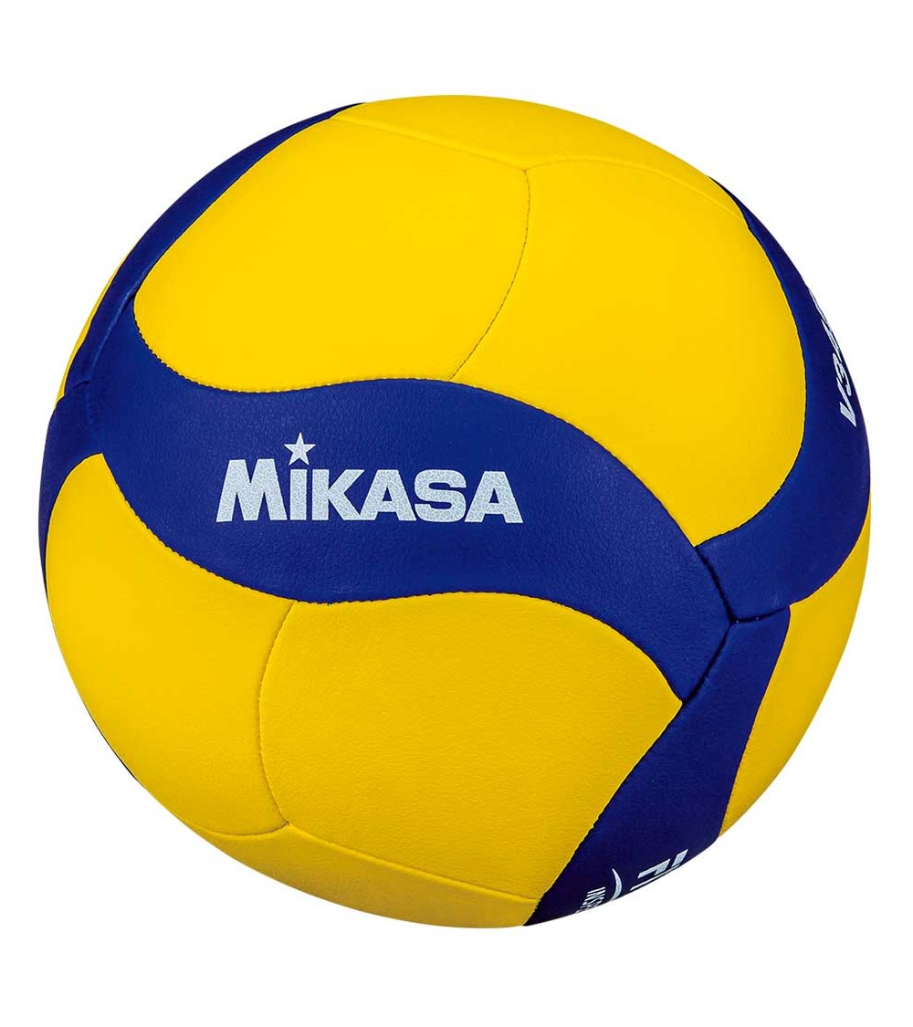 Piłka siatkowa Mikasa żółto-niebieska V345W