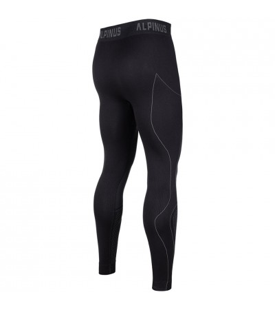 Bielizna termoaktywna męska Alpinus Active Base Layer Set czarno-szara GT43257