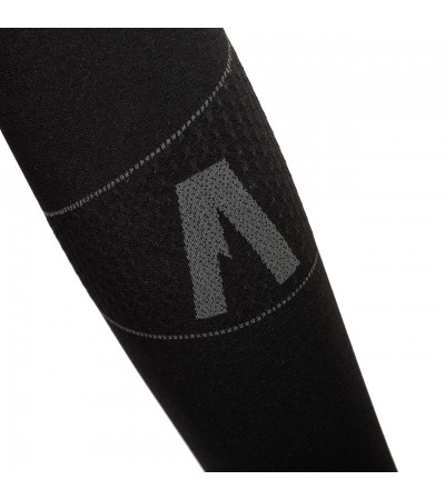 Bielizna termoaktywna męska Alpinus Active Base Layer Set czarno-szara GT43257