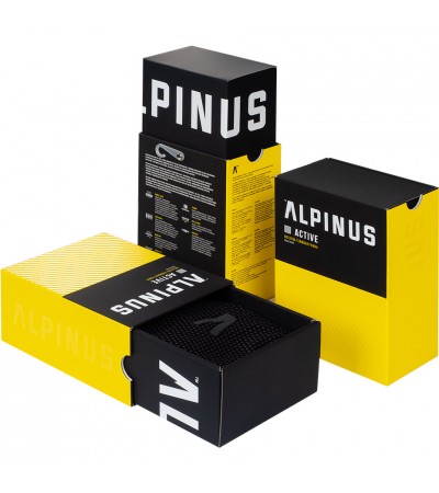 Bielizna termoaktywna męska Alpinus Active Base Layer Set czarno-szara GT43257