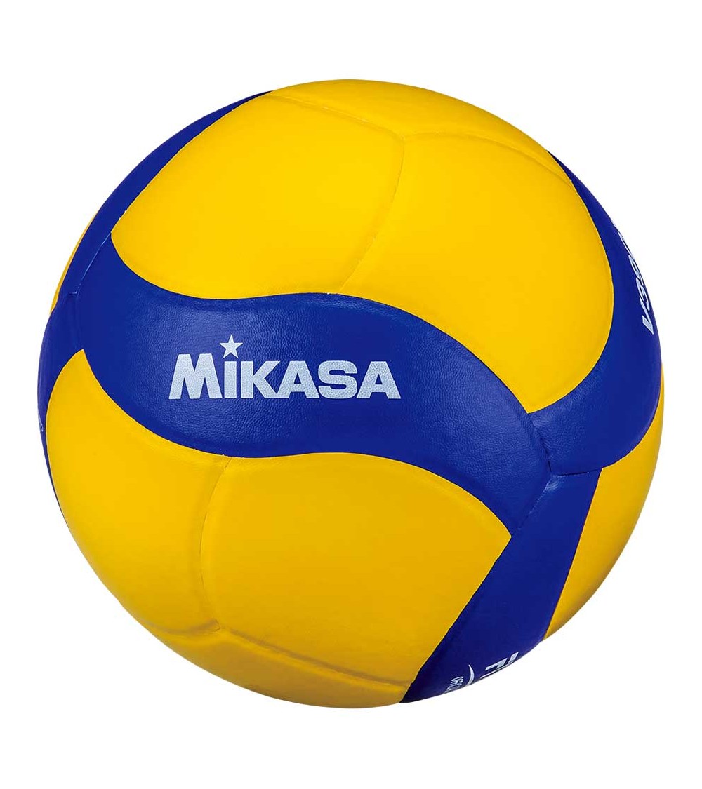 Piłka siatkowa Mikasa zółto-niebieska V390W
