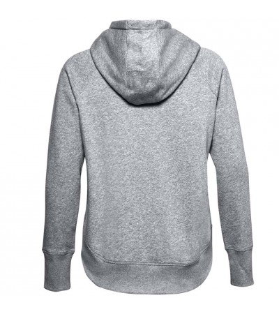 Bluza damska Under Armour Rival Fleece Metallic Hoodie szara 1356323 035