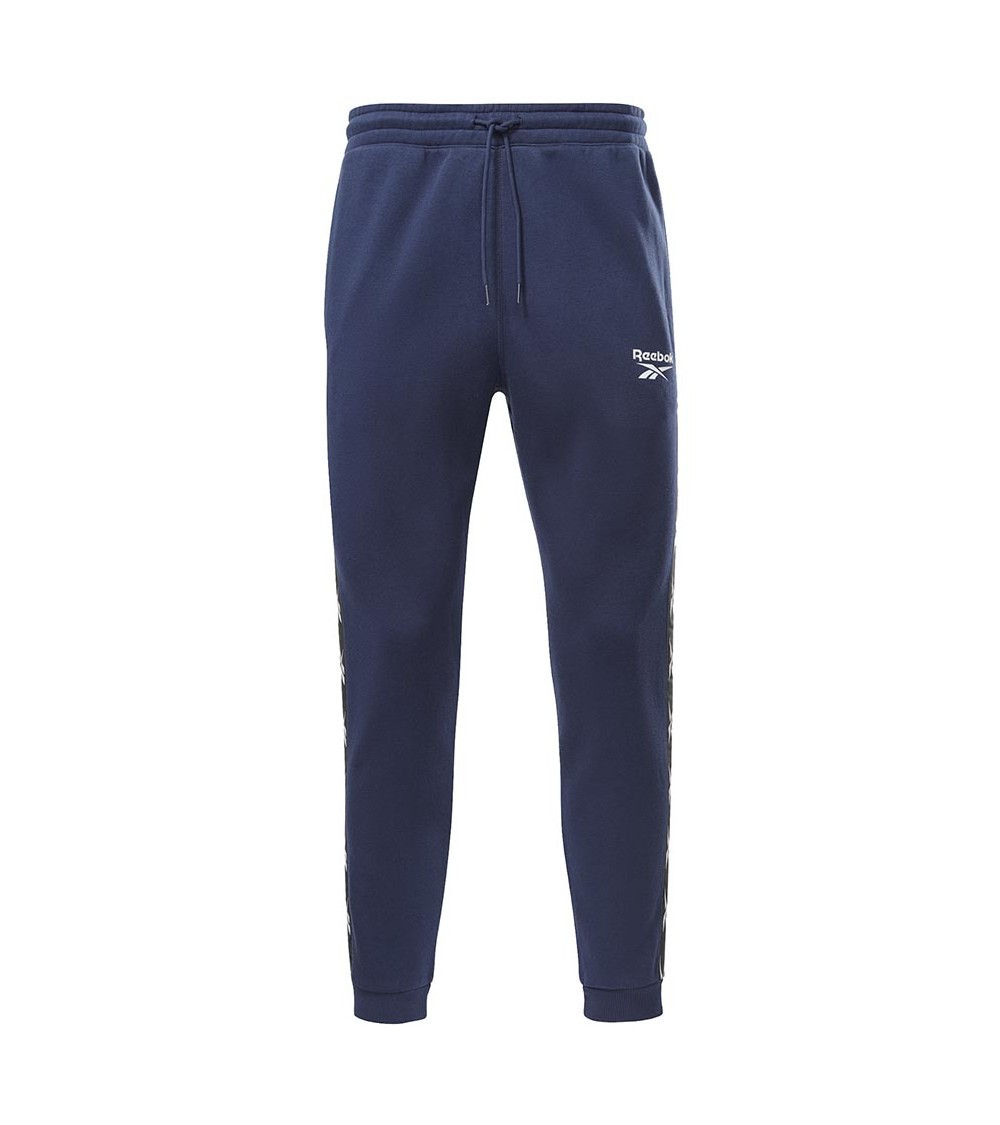 Spodnie męskie Reebok Training Essentials Tape Jogger granatowe GU9972