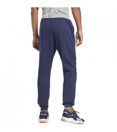 Spodnie męskie Reebok Training Essentials Tape Jogger granatowe GU9972