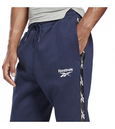 Spodnie męskie Reebok Training Essentials Tape Jogger granatowe GU9972