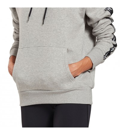 Bluza damska Reebok Training Essentials Tape Pack szara GQ3887