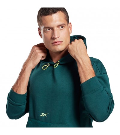 Bluza męska Reebok Meet You There OTH Hoodie zielona GI8494