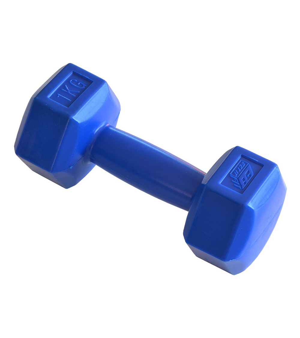 Hantla kompozytowa 1kg EB FIT niebieska 588945