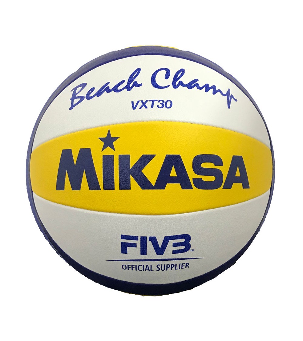 Piłka siatkowa plażowa Mikasa VXT30 zółto-niebieska