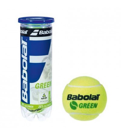 Piłki do tenisa Babolat St1 Green 3szt zielone 116069