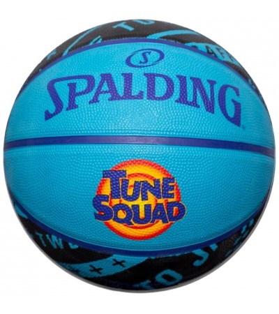 Piłka do koszykówki Spalding Space Jam Tune Squad Bugs niebiesko-czarna '5  84605Z