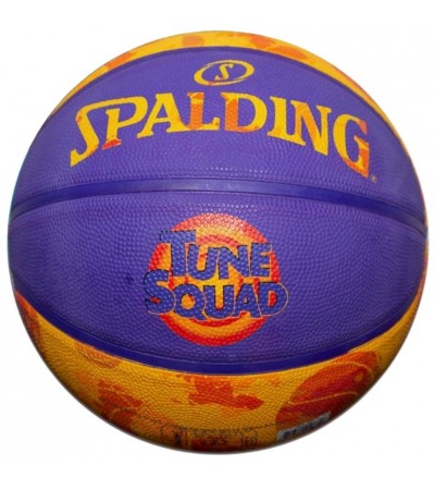 Piłka do koszykówki Spalding Space Jam Tune Squad pomarańczowo-fioletowa '5 84602Z