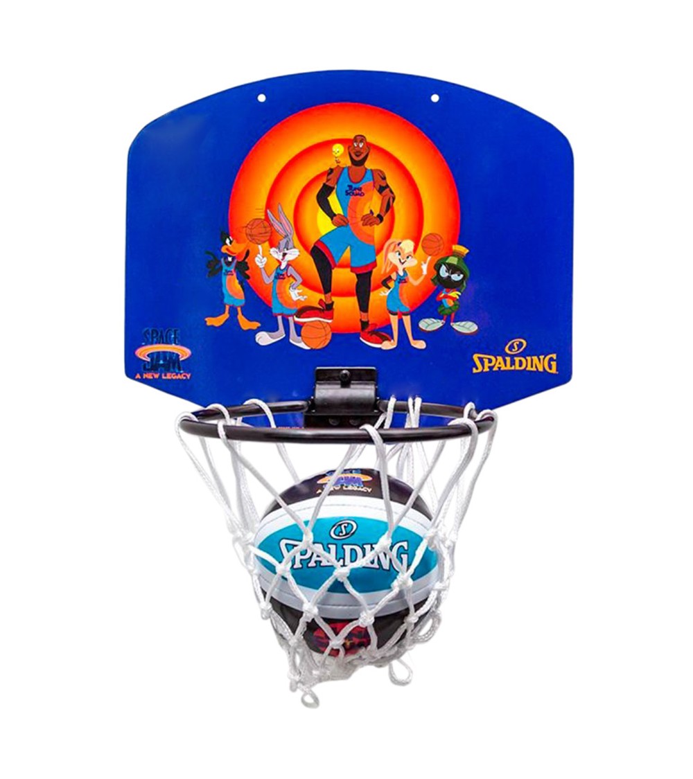 Tablica do koszykówki Mini Spalding Space Jam Tune Squad fioletowo-pomarańczowa 79005Z