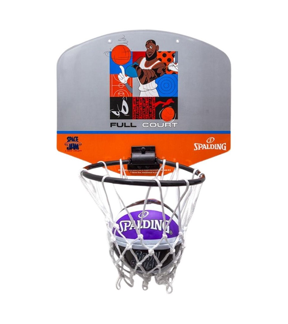 Tablica do koszykówki Mini Spalding Space Jam Tune Squad szaro-pomarańczowa 79007Z