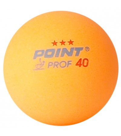 Piłeczki do ping ponga Point PROF SERIE 3szt żółta
