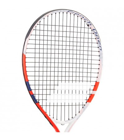 Rakieta do tenisa ziemnego Babolat Roland Garros Kit RG/FO 21 + 3 piłki Red Felt biało-pomarańczowo-granatowa 190014