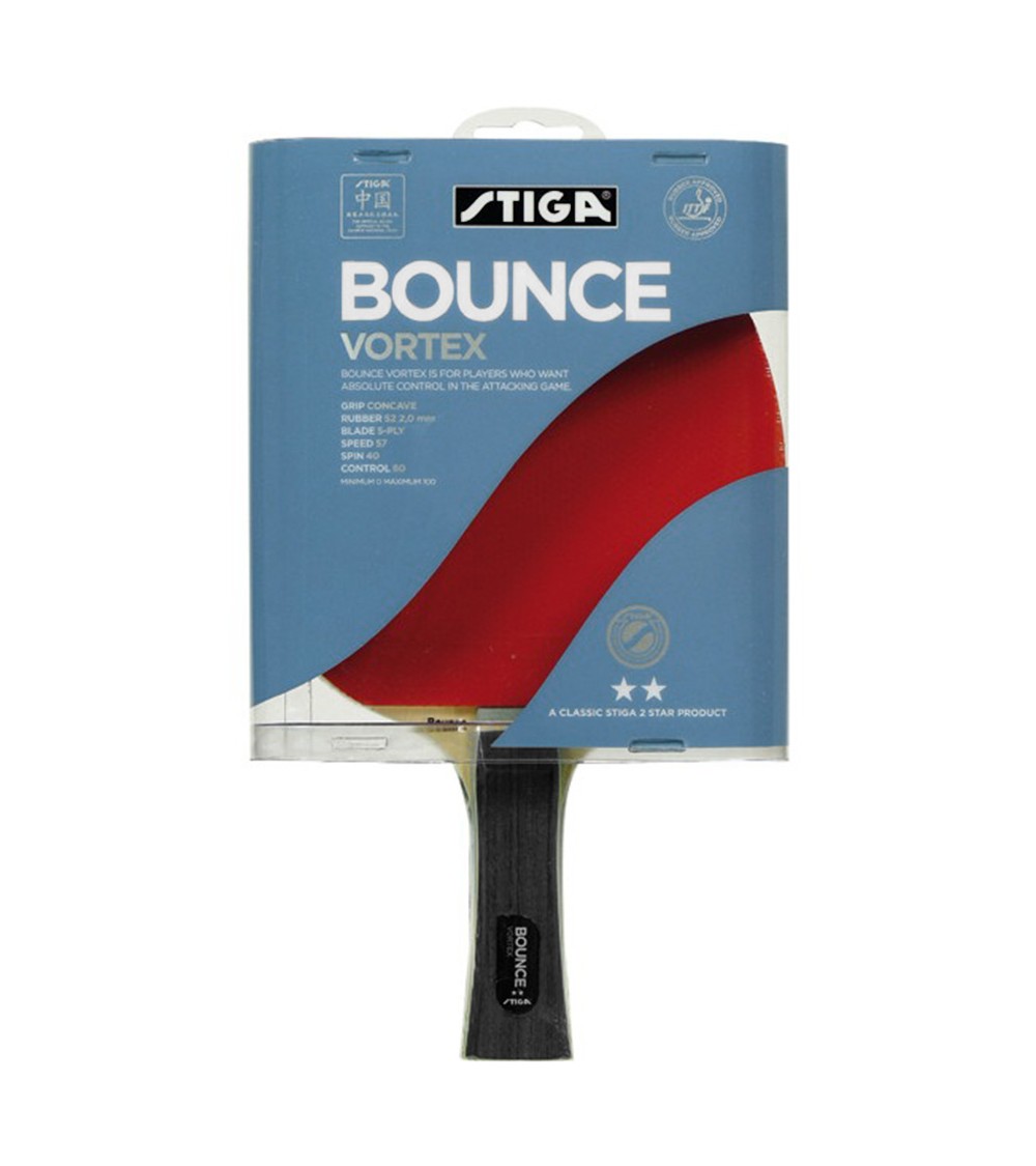 Rakietka do Ping Ponga Stiga Bounce Vortex czerwona 168701