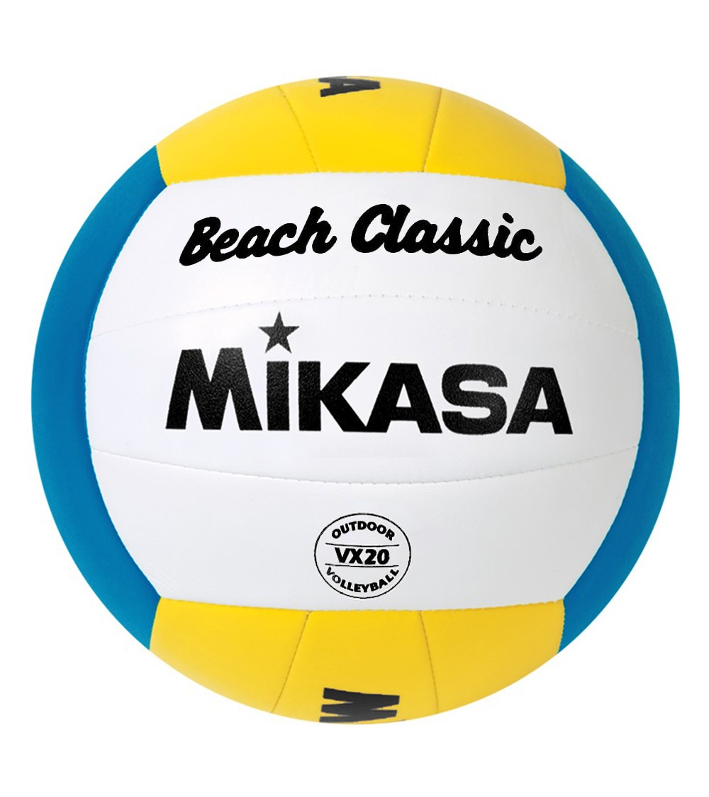Piłka siatkowa Mikasa VX20 biało-niebiesko-żółta