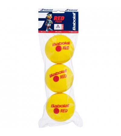 Piłki do tenisa ziemnego Babolat Red Foam 3szt. 116128